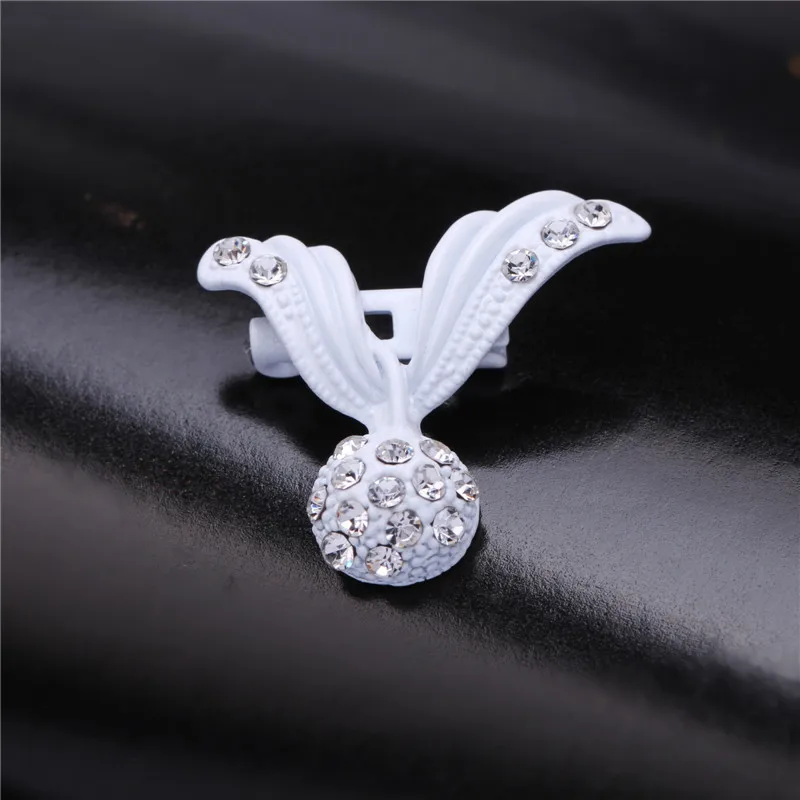 New Brooch high quality rhinestone pins and brooches shirt collar