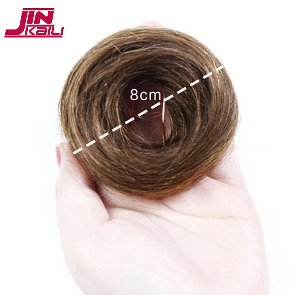 Donut Chignon Bun Straight Updo Hair Bun Hairpieces Synthetic