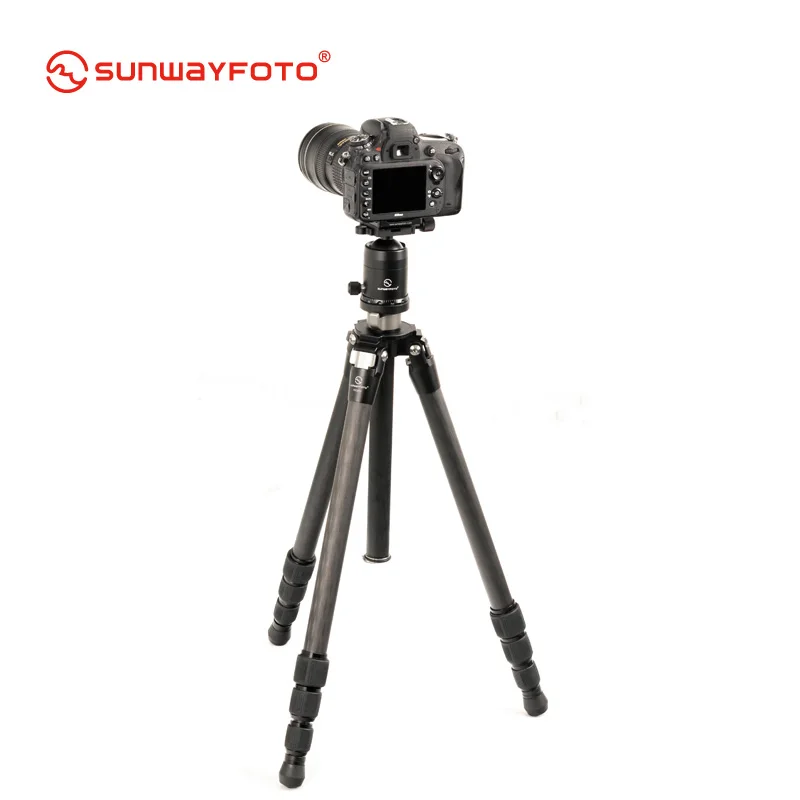 SUNWAYFOTO T2C40C Профессиональный штатив для камеры из углеродного волокна Dslr Штатив