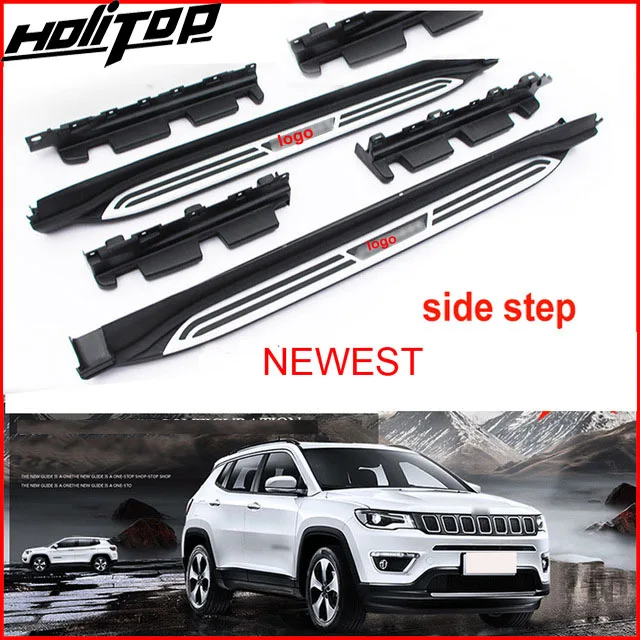 Новое поступление боковая подножка для Jeep Новый компас 2017 2018 2019 2020 низкая прибыль