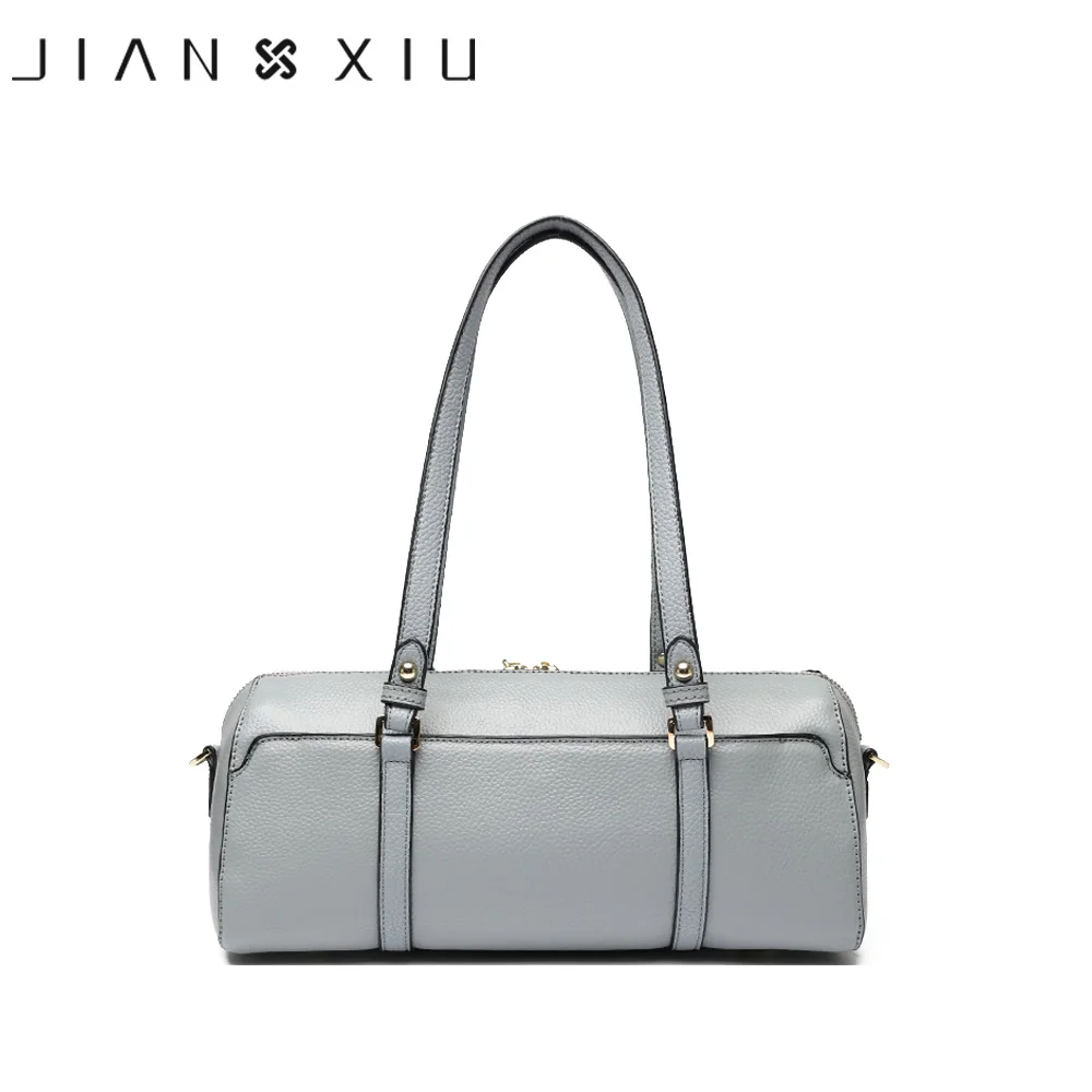 Skup JIANXIU skórzana torebka marki luksusowe torebki kobiet torby projektant mody Messenger torby mała torba na ramię dwa kolory