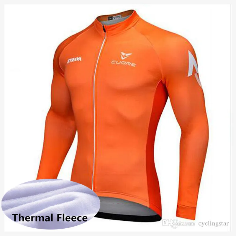 Зимняя Теплая Флисовая Мужская одежда для велоспорта с длинными рукавами дышащая одежда спортивная футболка K022207