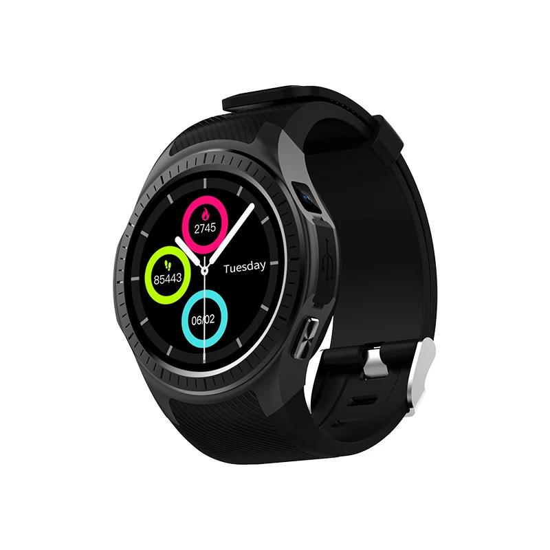 

L1 Smartwatch MTK2503 1.3inch Heart Rate monitor 2G Wifi Bluetooth Call Camera TF Card GPS Sports Smart Watch for Android iOS