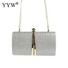 Yyw, модный серебряный женский клатч, сумка, сумка на плечо, вечерняя сумочка на цепочке, сумка через плечо, кошелек, женские клатчи