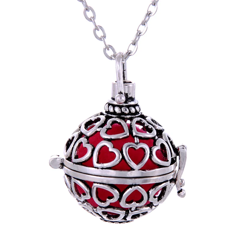 Подарок для беременных, шаровая бола, подвеска в виде шара, шаровая бола, ожерелье, подарок - Окраска металла: 2