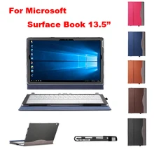 2016 новый стиль креативный дизайн PU кожаный чехол чехол для Microsoft Surface 13.5 «защитная Крышка + крышка Клавиатура + фильм