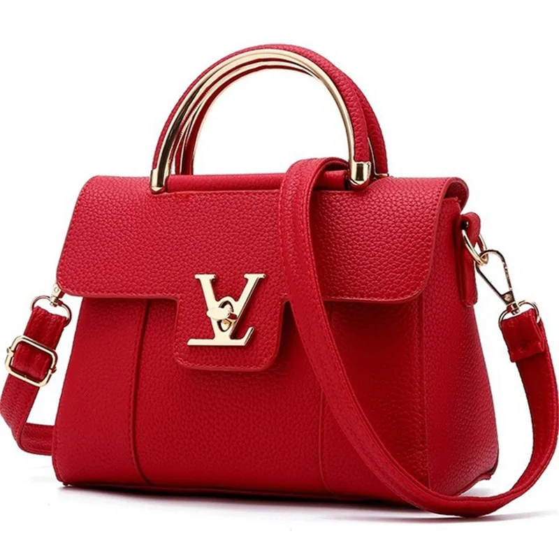 

2018 Hot Flap V Women's Luxury Leather Clutch Bag Ladies Handbags Brand Women Messenger Bags Sac A Main Femme Famous Tote Bag