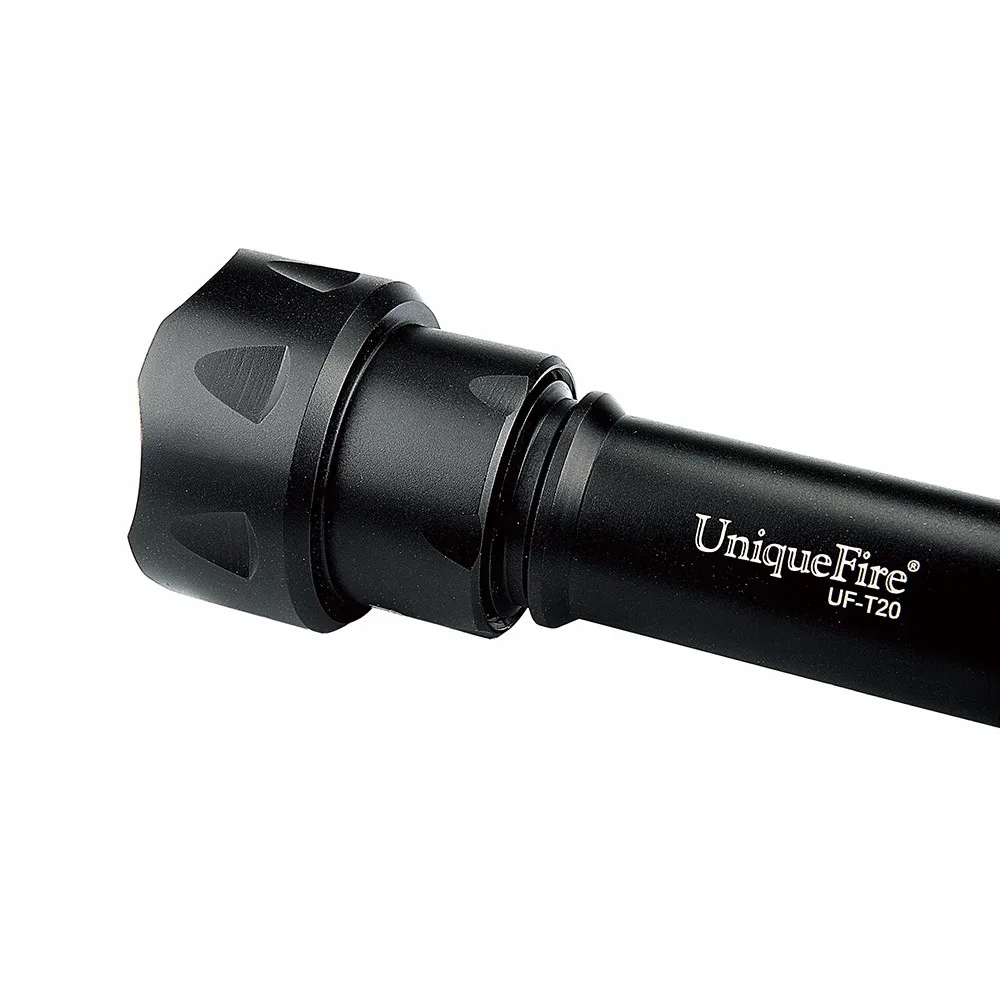 UF-T20 Portable Mini Penlight  Black Flashlight CREE XRE-Q5 Lamp Bead - LED Flashlight - Gun Mount - Charger - Rat Tail3
