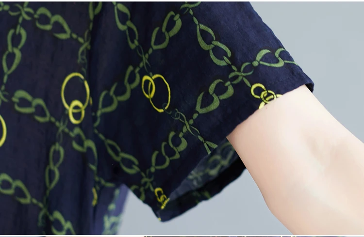 Summer Dresses Women 2019 Short Sleeve Casual Cotton Linen Women Dress Elegant Vintage Maxi Long Beach Dress Vestidos Mujer     9
