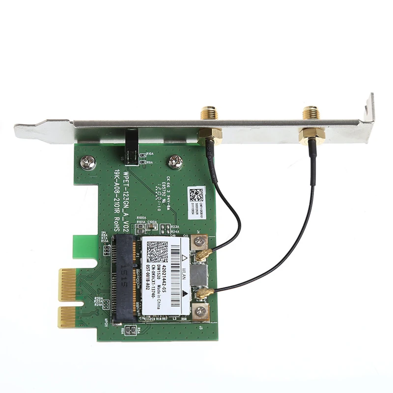 Половина мини PCI-E-1X 300 м ПК компьютер 2,4/5 ГГц двухдиапазонный беспроводной настольный Wi-Fi WLAN карта
