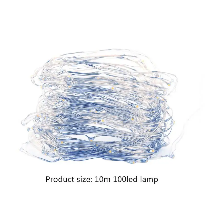 10M 100Led Colorful Manual Copper String Light USB Interface Wiring Christmas Festival Wedding Party Garland Decoration 10M 100Led Colorful Manual Copper String Light USB Interface Wiring Christmas Festival Wedding Party Garland Decoration