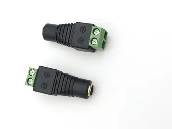 

100pcs 5.5mm x 2.1 DC Power Female Plug Connector for CCTV Camera ADAPTER