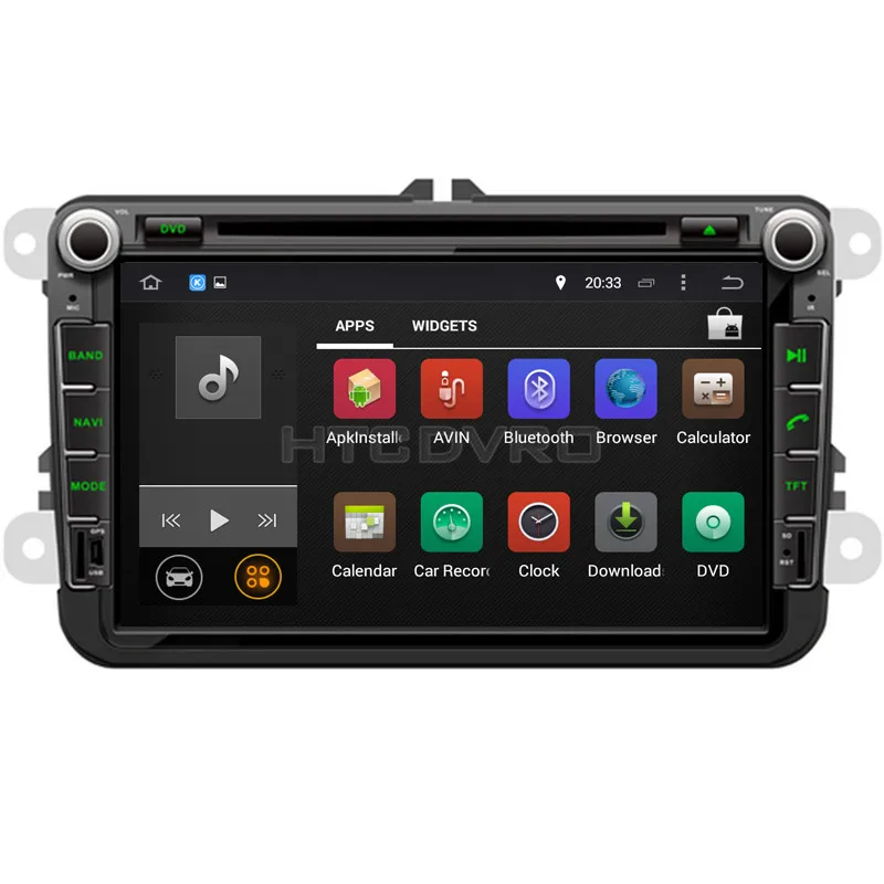 Cheap YMODVHT 4G Octa Core Android 9.0 7.1 Car DVD GPS for Skoda Octavia II III/Fabia/Superb 2005-2010 for VW Multzvan/Golf/Beetle 13