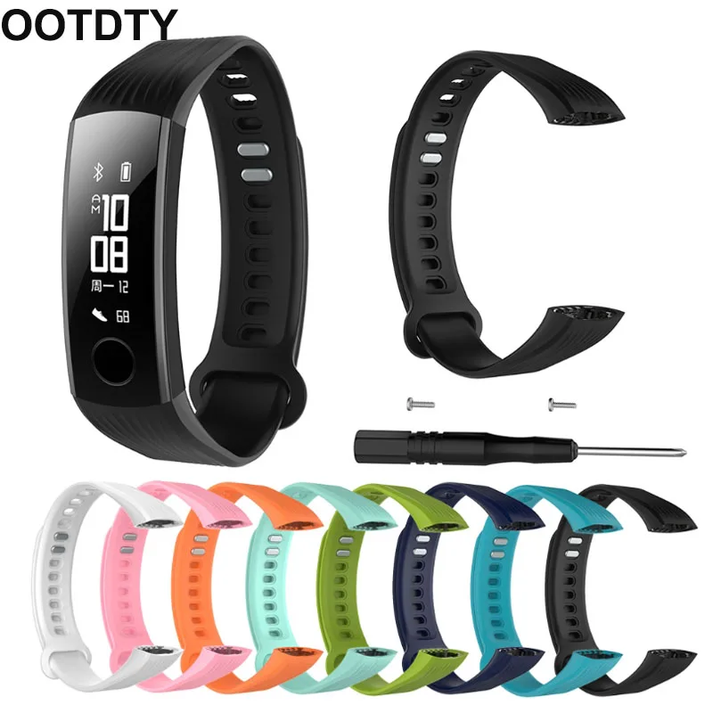 Sports Silicone Bracelet Strap Wristband For Huawei Honor 3 Smart Watch