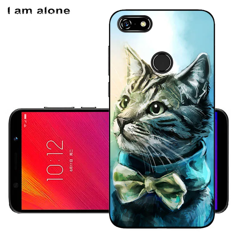 Чехлы для телефонов I am alone для lenovo A5, 5,45 дюймов, ТПУ, модные, милые, цветные, с рисунком, чехлы для мобильных телефонов lenovo A5