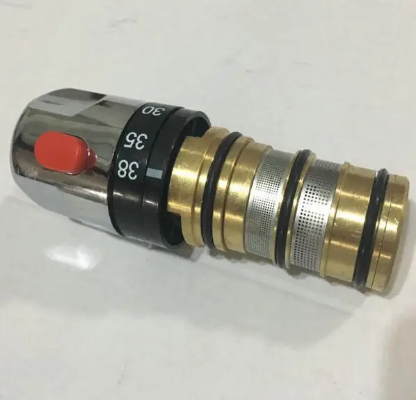 high quality third generation SMA memory brass thermostat faucet cartridge with five years guarantee