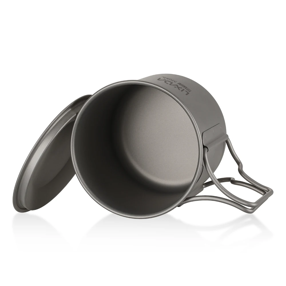 Lixada Titanium Cup Spork Camping Mug Picnic Utensils Heating Tableware Lightweight Outdoor Cooking Equipment Hiking Cookware camping cutlery portable tableware camping cookware portable cutlery titanium tableware titanium cup