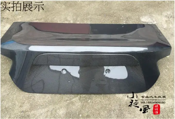 

Carbon Fiber Car Rear Trunk Spare Spoiler Cover For Toyota GT86 & Subaru BRZ 2012 2013 2014 2015 2016 2017 BY EMS