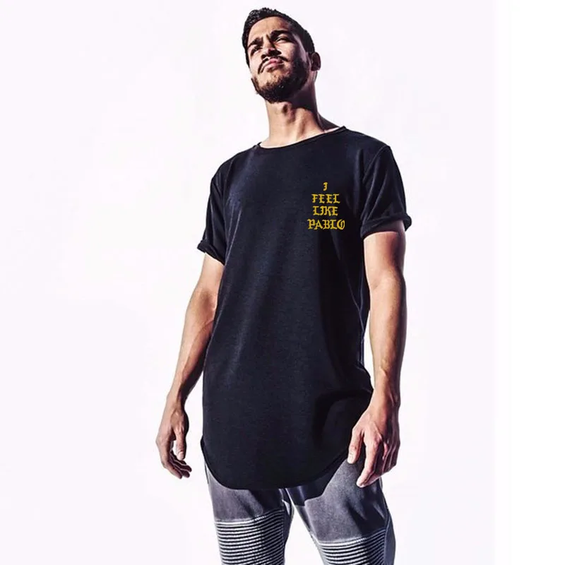 

2018 Kanye West The I Life Of Pablo Kanye T shirt Men Summer Brand Clothing T-Shirt I Feel like Paul Kanye Tee Shirt Homme.