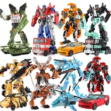 2017 New Transformation Deformation Robot Tank Helicopter Chariot Truck Dinosaur Model Toy Cars-Miniatures Gift For Boy Children