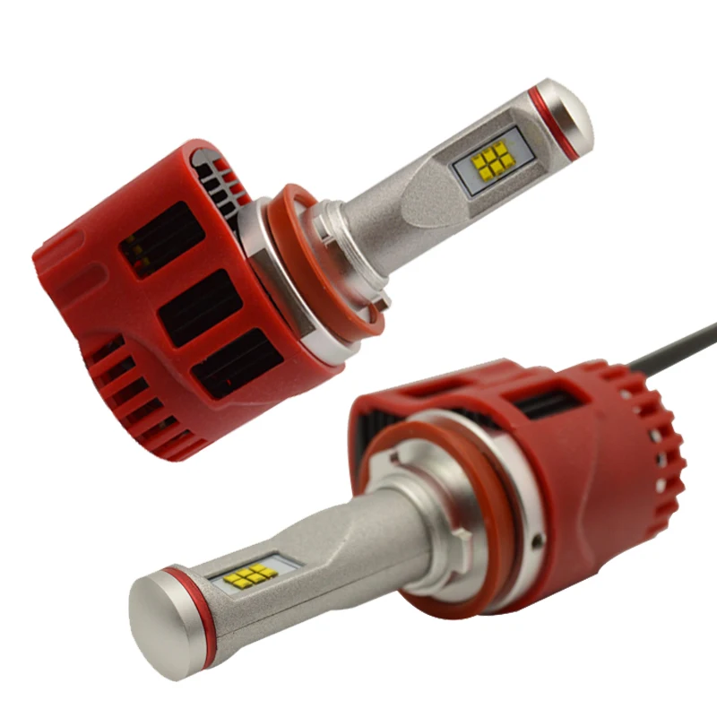 

1set 90W Ph ilip chip car H9 led headlights DC 11-30V error free LED H9 headlight bulbs headlamp 9000LM LED Car headlight