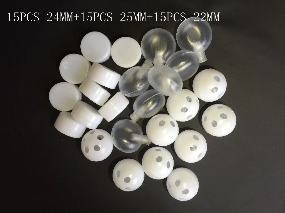 

45pcs Mix-and-match Pet dog/ cat Baby Squeakers Rattle Ball Noise Maker Insert Dog Toy