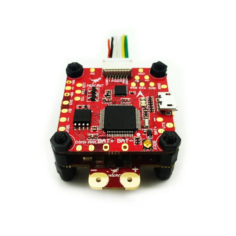 Контроллер полета HGLRC Titan Plus F460 Stack AIRBUS F4 OSD & Dinoshot 60A Blheli_32 ESC 30 5x30 5 мм для