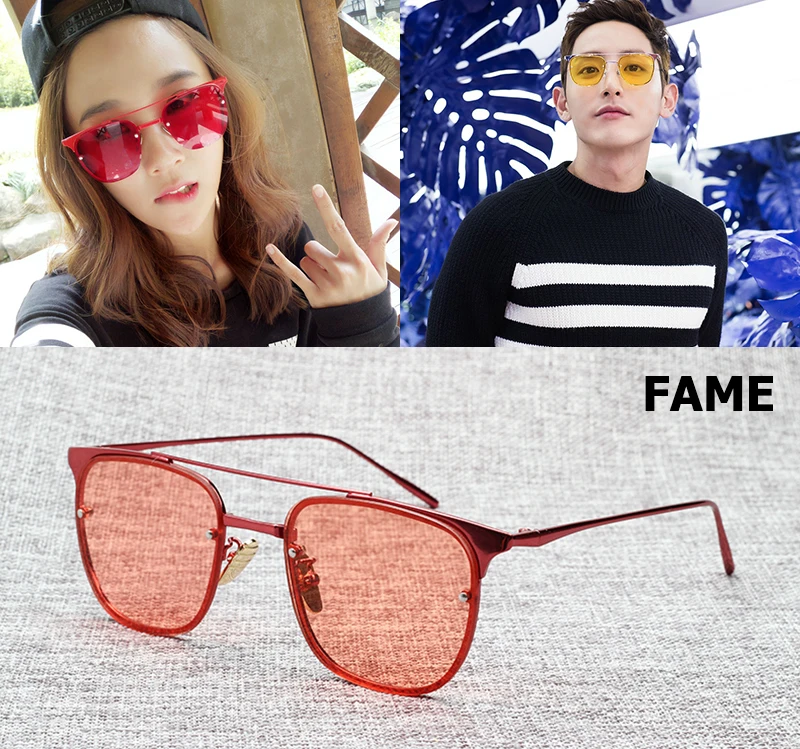 

JackJad 2017 New Fashion Tint Ocean Lens FAME Sunglasses Women Men Brand Design Popular Style Sun Glasses Oculos De Sol Feminino
