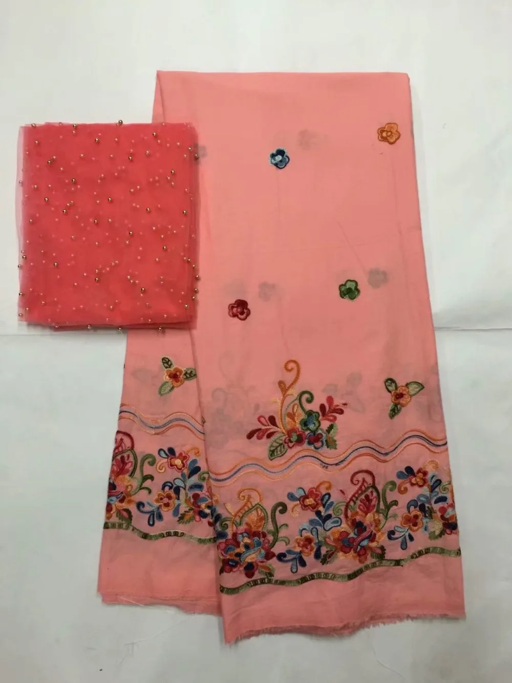 

nigerian fabrics for wedding white swiss voile with embroidery 100% cotton african fabric 2019 high quality FYD03