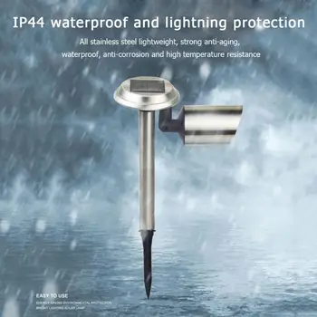 

2pcs 3LED Waterproof Solar Light Outdoor Garden Lawn Path Lamp Decoration