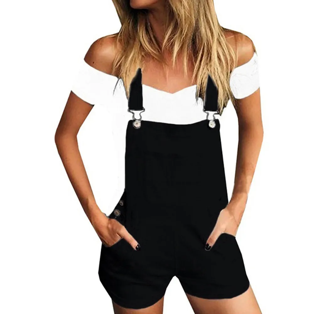 cotton overalls shorts