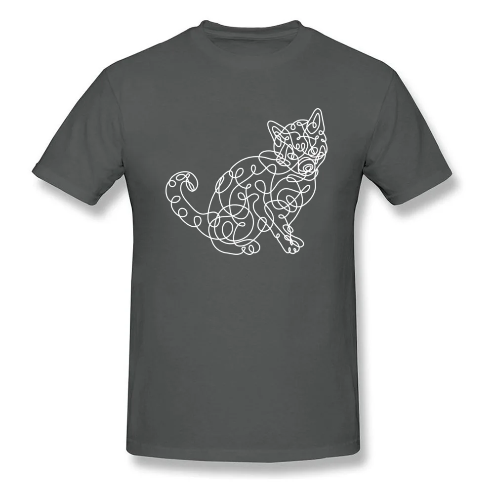  3D Printed Tops Tees High Quality Short Sleeve Man T-shirts TpicOriginaltitle Funny Father Day Tops & Tees Round Neck Cat spontaneous line style carbon