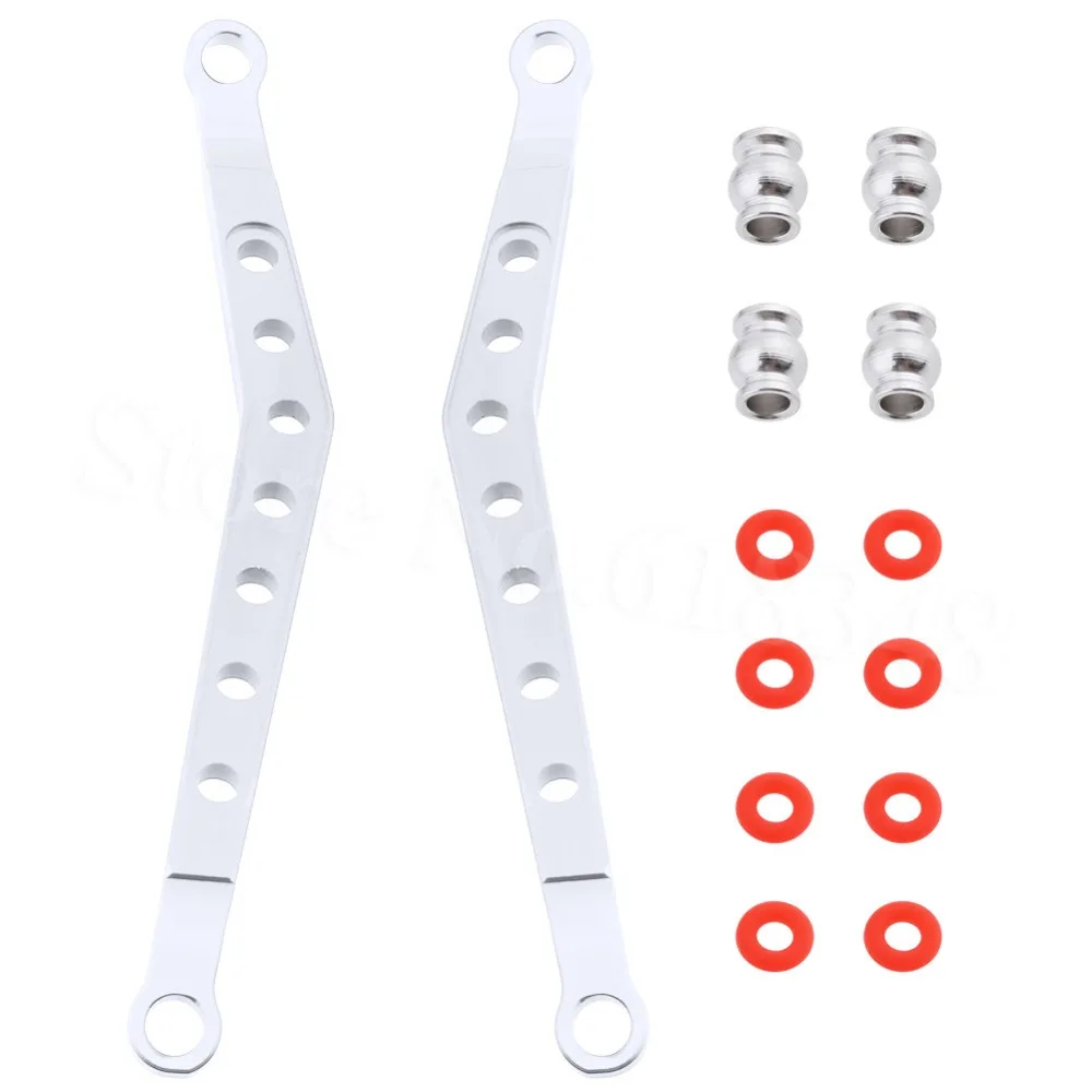 2Pcs Aluminum RC Link Front/Rear Upper Chassis Linkage AX90056 For