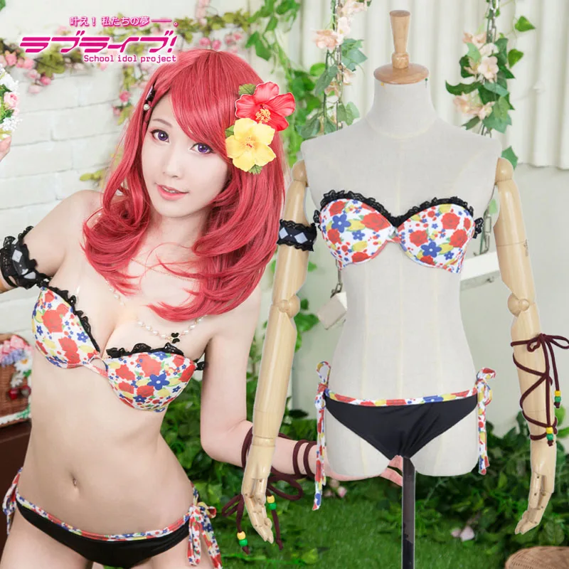 ROLECOS Lovelive костюм для косплея бикини всех персонажей КУСАКА Хонока Нико Рин аясе