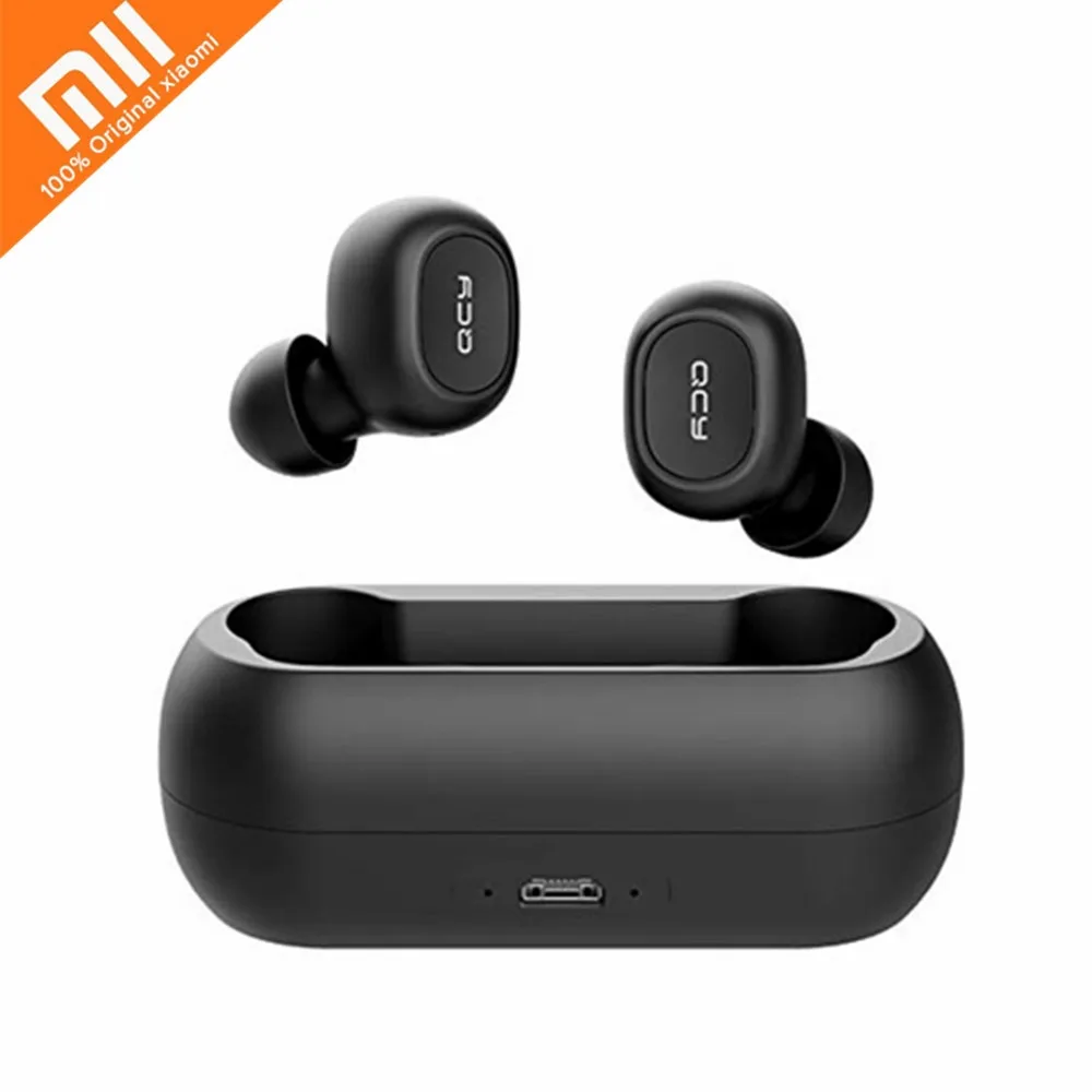 Беспроводные наушники Xiaomi QCY T1C Dual Bluetooth V5.0 3D стерео звуковые с двойным микрофоном