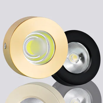 

Ultrathin surface mounted Led cob downlight spot light lamp bulbs 3w 5w 220V ceiling recesse