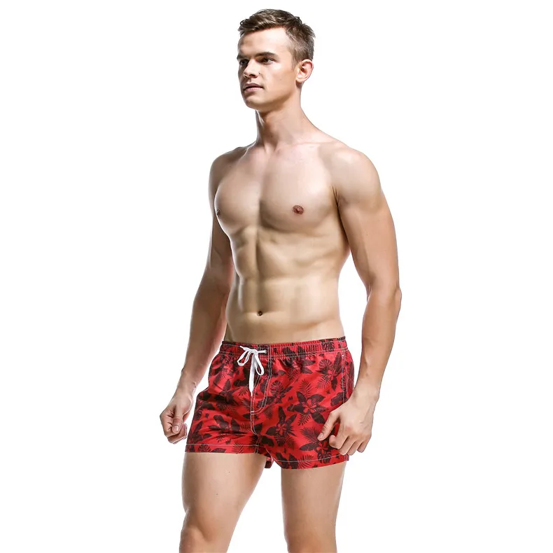 Новые мужские шорты для плавания ming сундук шорты, мужские боксеры пляжная одежда с принтом одежда для плавания пляжные шорты для купания синий красный