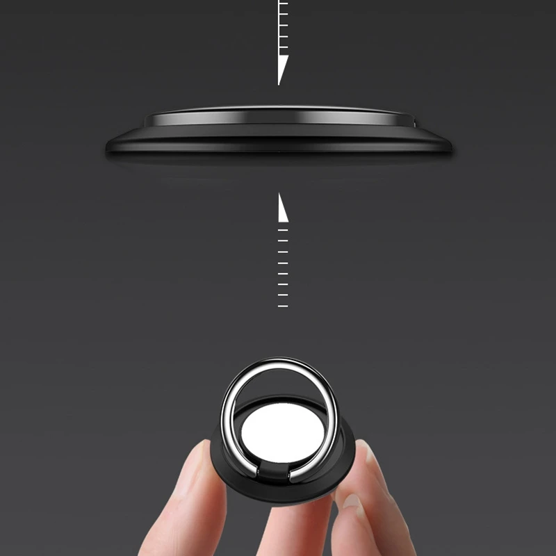 360 Degree Thin Magnet Finger Ring Mobile Metal Phone Holder For Magnetic Smartphone Stand for iPhone X 7 Plus for Samsung S8 360 Degree Thin Magnet Finger Ring Mobile Metal Phone Holder For Magnetic Smartphone Stand for iPhone X 7 Plus for Samsung S8