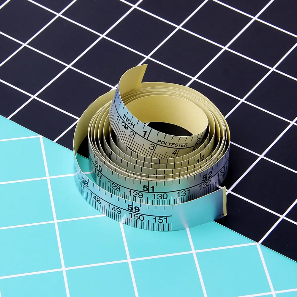 

151cm Self Adhesive Metric Measure Tape Vinyl Ruler For Sewing Machine Sticker