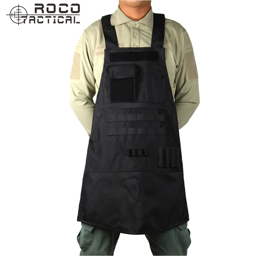 ROCOTACTICAL Outdoor MOLLE Tactical Aprons Tactical BBQ Aprons Vest