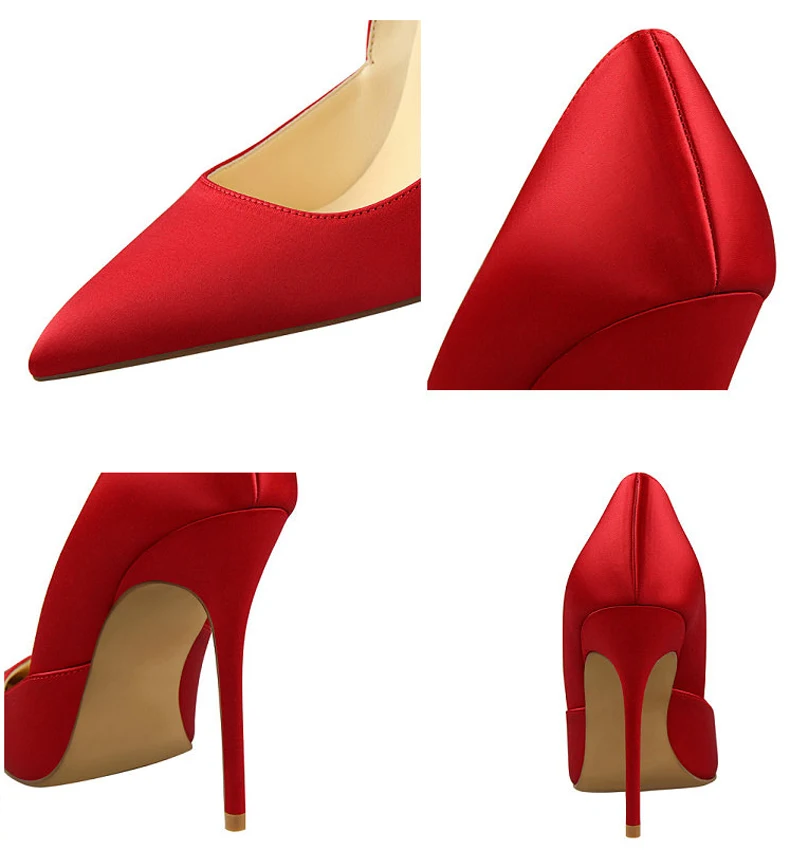 Women's Pumps Shoes Shallow Slip-On Party Designer Shoes Women Luxury 2018 High Heels Pumps High Heels Shoes Woman 12 cm Office (5)
