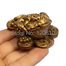 Медные украшения жаба Лаки Фэн-Шуй монеты труба улице мебели