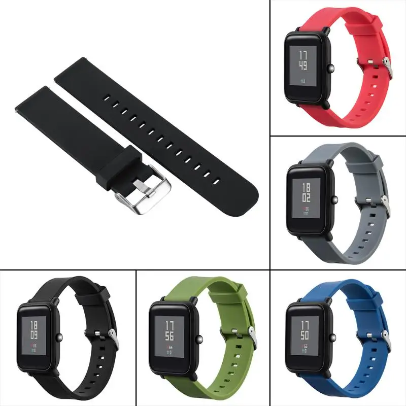 Мягкий силиконовый сменный ремешок для часов Samsung Gear Sport R600 S2 Classic Huawei