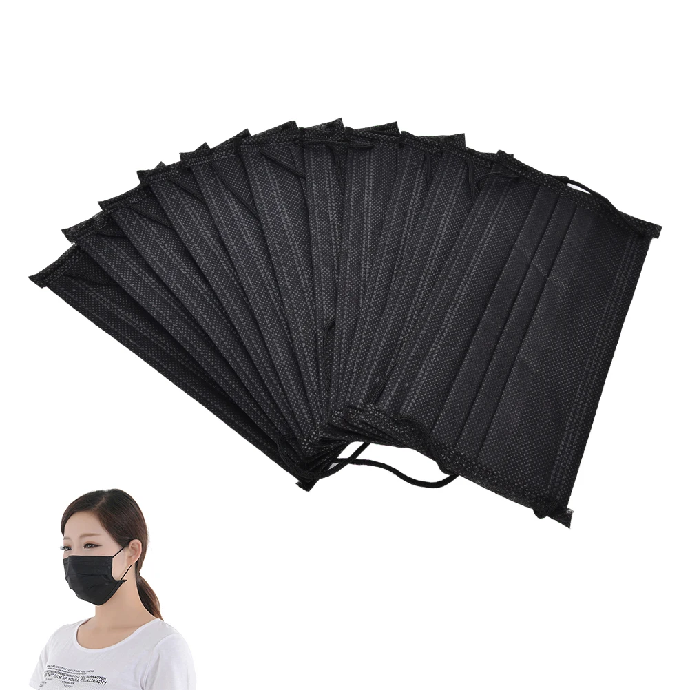

New 10pcs/pack Bacterial Filter Respirator Masks Disposable Medical Dust Mouth Surgical Face Mask For Personal Medical Hot