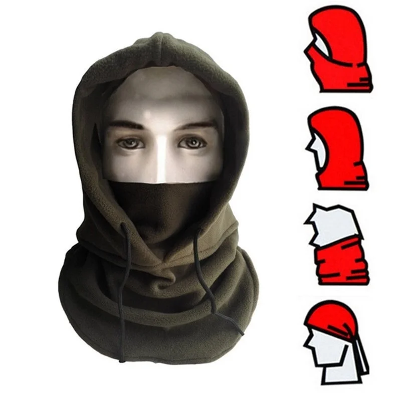 

Airsoft Warm Fleece Bike Half Face Mask Cover Face Hood Protection Cycling Ski Sports Outdoor Winter Neck Guard Scarf Warm Mask