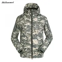 

Outdoor Sport Softshell Jackets Men Hiking Hunting Clothes Anti Ultraviolet Camouflage Military Tactical Camping Hunting Suits