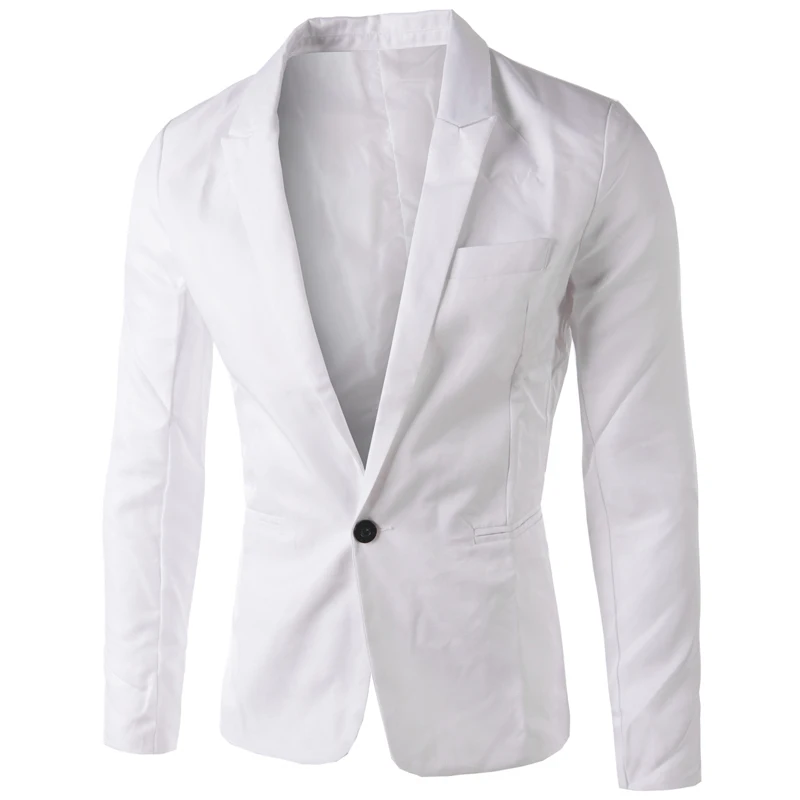 Brand White Blazer Men 2016 New Arrival Mens Slim Fit Blazer Jacket ...