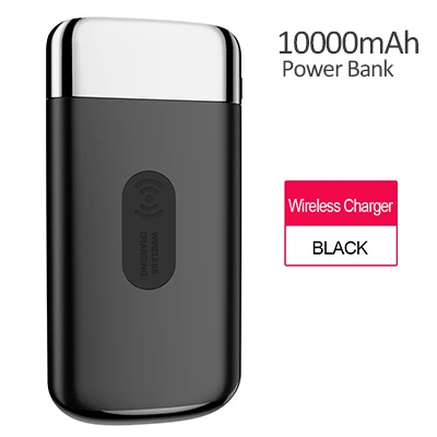 

JOYROOM 10000mah Power Bank Dual USB Qi Wireless Charger Fast Charger Portable External Battery Powerbank For iPhone 7 8 Samsung