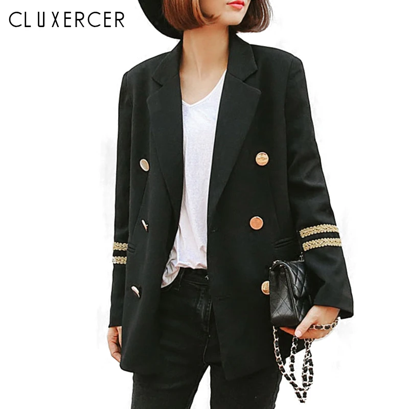 Women Blazers and Jackets 2018 Autumn England Vintage