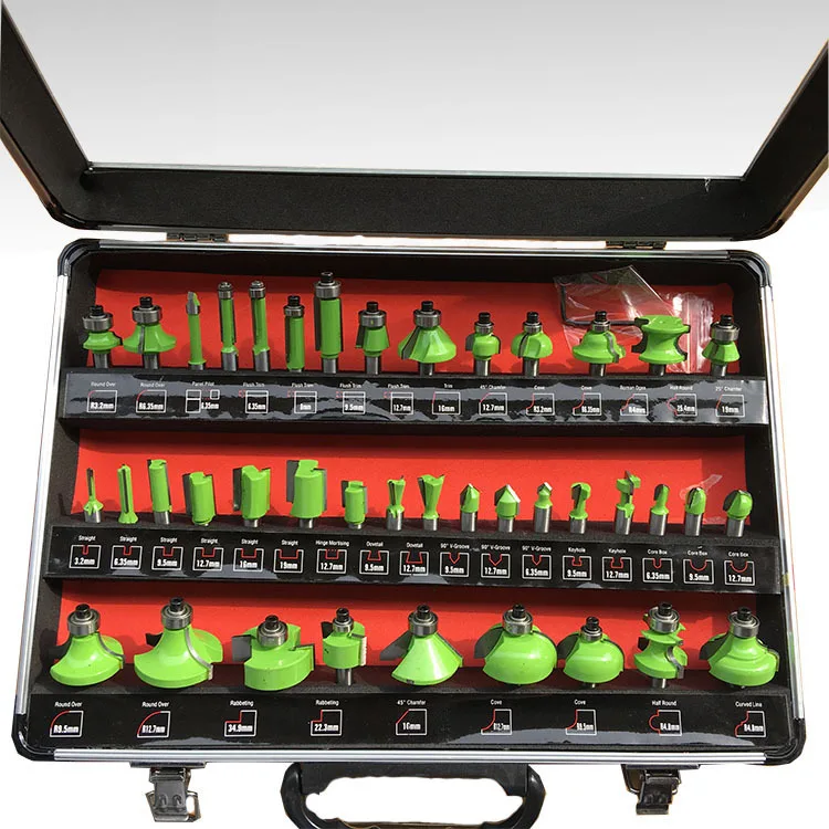 

35pcs Tungsten Carbide 8mm Shank Router Bits Set